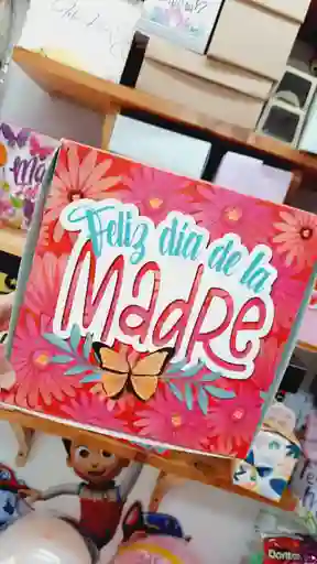 Caja Para Regalos Feliz Día De Las Madres