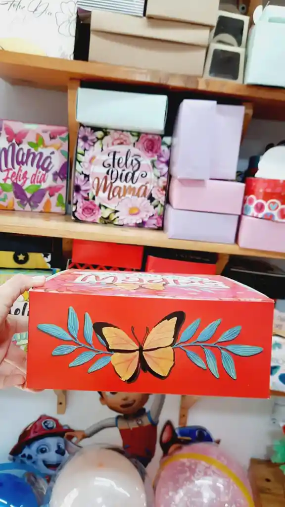 Caja Para Regalos Feliz Día De Las Madres
