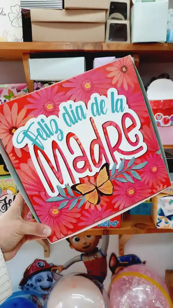 Caja Para Regalos Feliz Día De Las Madres
