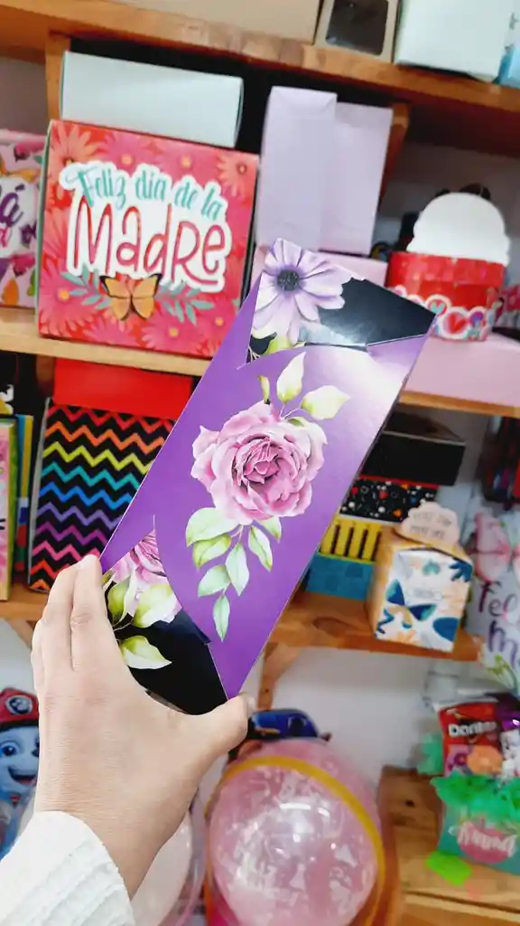 Caja Para Regalo Día De Las Madres
