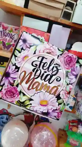 Caja Para Regalo Día De Las Madres