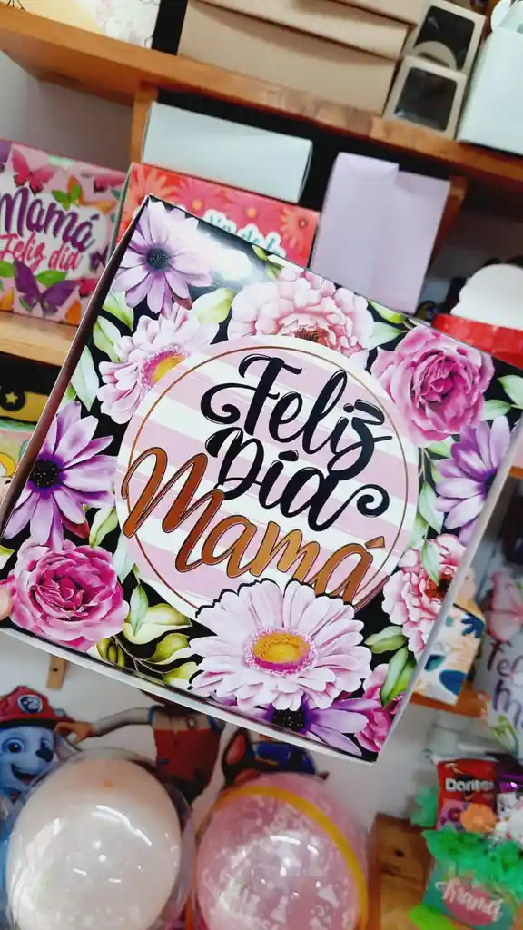 Caja Para Regalo Día De Las Madres