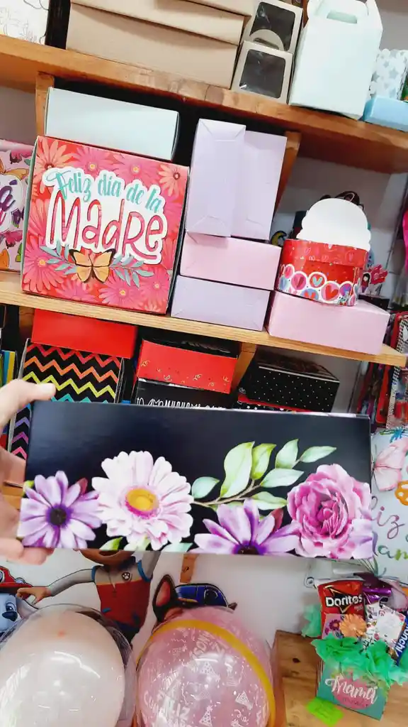 Caja Para Regalo Día De Las Madres