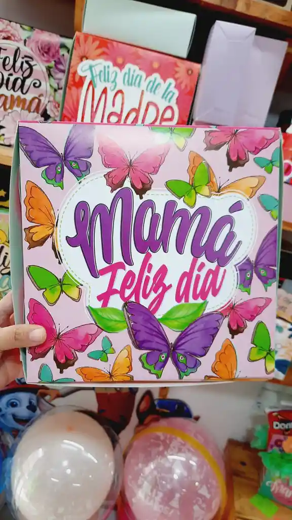Caja Para Regalo Día De Las Madres