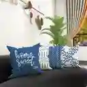 Forro De Cojines X4 Fundas 45x45 Cm Sofá Diseño Estampado