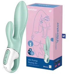 Satisfyer Vibrador Air Pump Bunny 5+