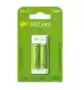 Pila Aa Recargable 1300 Mah Con Cargador X 2 Gp Recyko