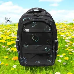 Morral Corazones Multibolsillos Cremallera Acolchado Divison Pc Termo
