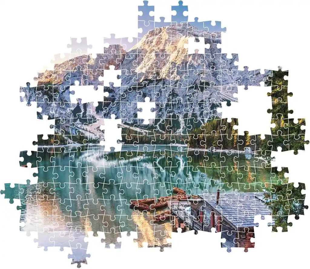 Rompecabezas 1000 Piezas Lago Braies Italia Clementoni