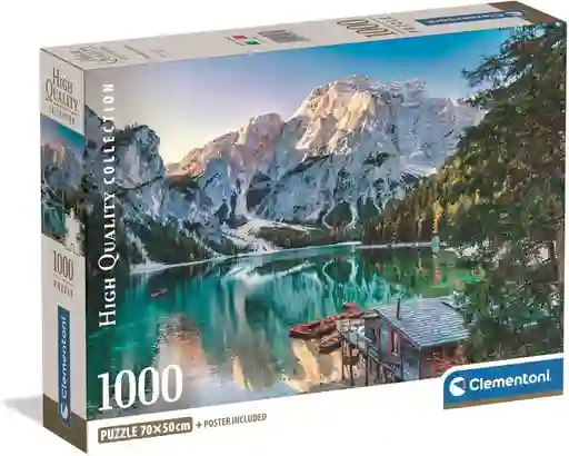 Rompecabezas 1000 Piezas Lago Braies Italia Clementoni
