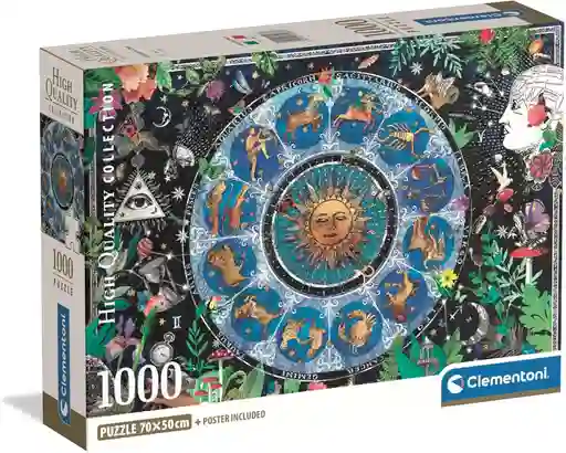 Rompecabezas 1000 Piezas Rueda Del Zodiaco Clementoni