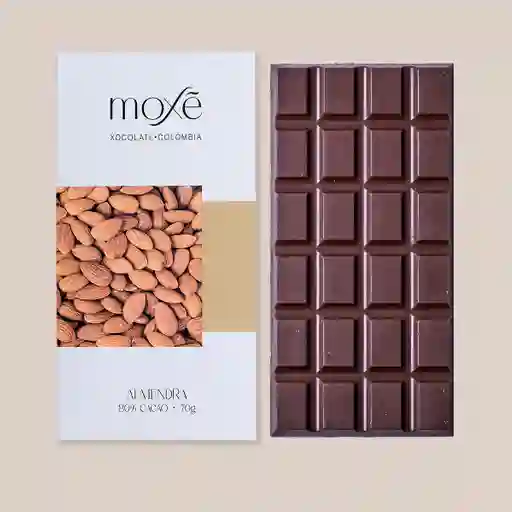 Chocolate Moxe Con Almendras 80% Cacao X 70g