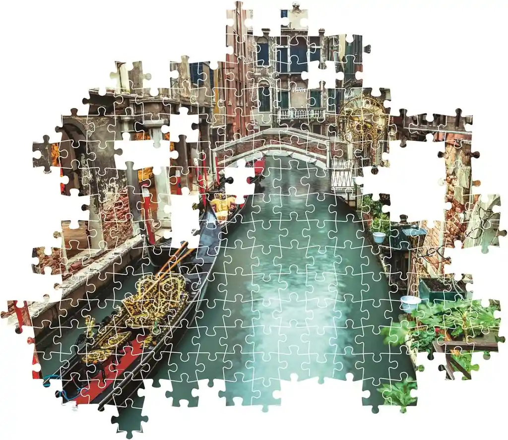 Rompecabezas 1000 Piezas Canal De Venecia Italia Clementoni