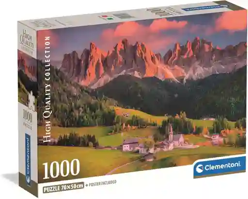 Rompecabezas 1000 Piezas Alpes Dolomitas Italia Clementoni