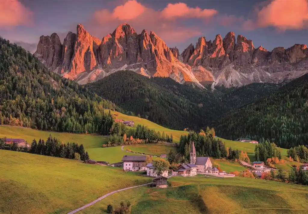 Rompecabezas 1000 Piezas Alpes Dolomitas Italia Clementoni