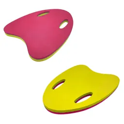 Tabla De Natación Triangular Color Fucsia Con Amarillo