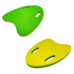 Tabla De Natación Triangular Color Verde Con Amarillo