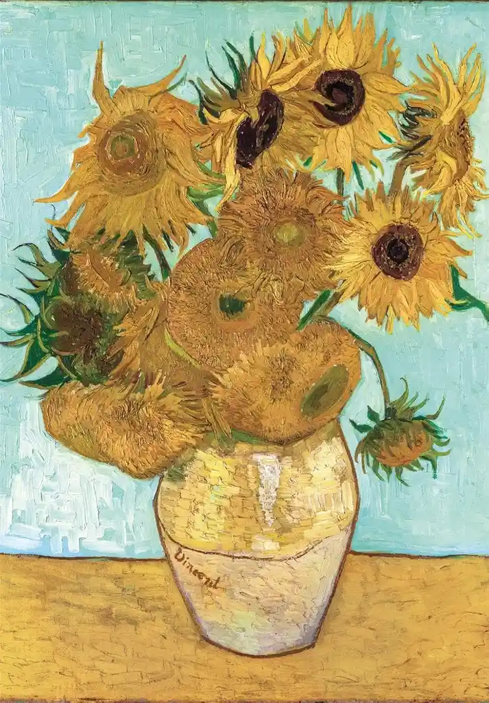 Rompecabezas 1000 Piezas Arte Girasoles Van Gogh Clementoni