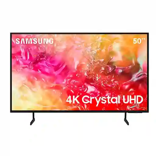 Televisor Samsung 50" Crystal Smart Tv 4k Uhd Color Negro
