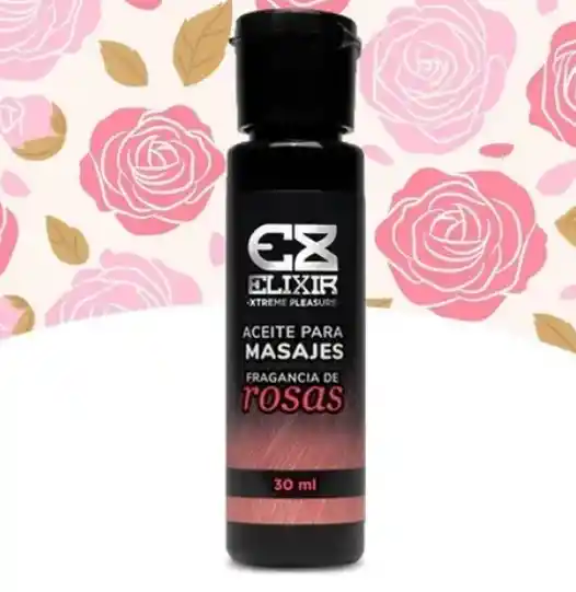 Aceite Para Masajes Fragancia De Rosas 30ml
