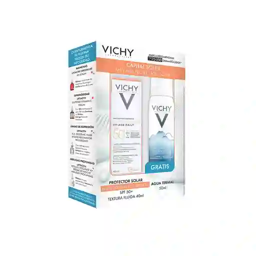 Kit Capital Soleil Uv Age + Agua Termal - Vichy