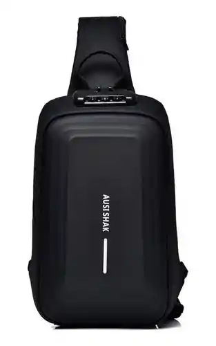 Bolso Manos Libres Antirrobo Minimalista Morral Carcasa Dura