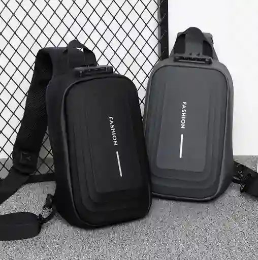Bolso Manos Libres Antirrobo Minimalista Morral Carcasa Dura