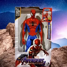 Muñeco Figura Super Héroe Spiderman 30cm Articulado / Sonido.