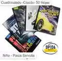 Cuaderno Cuadriculado Cosido Niño 50 Hojas Pasta Sencilla.