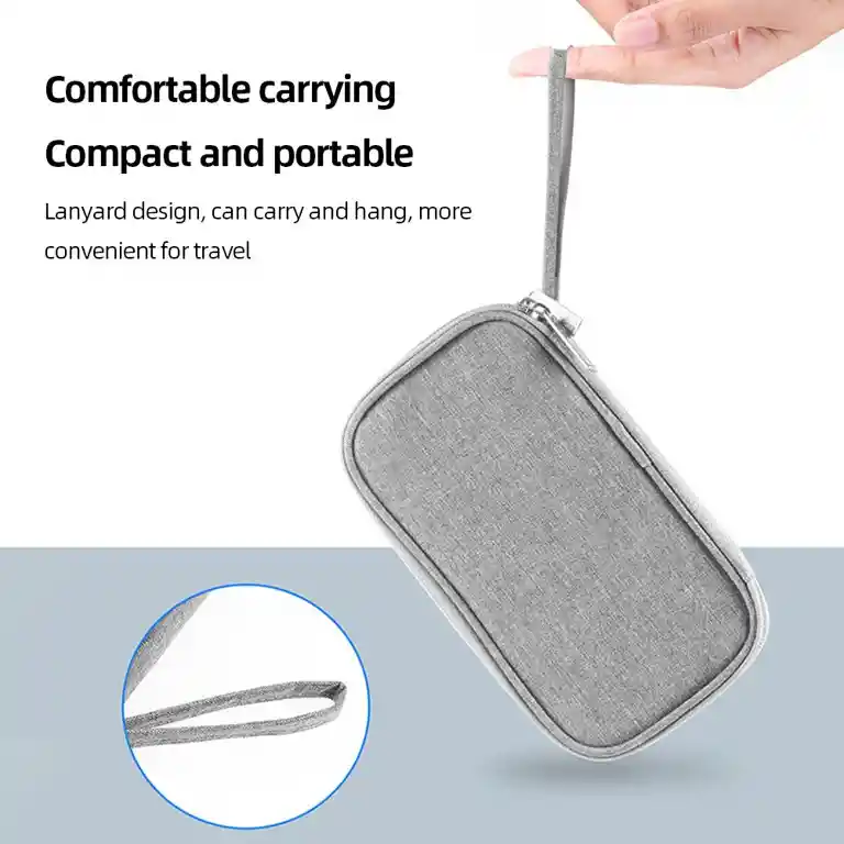 Estuche Organizador Cables Accesorios Electronicos De Viaje