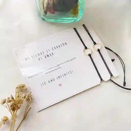 Pulseras Para Compartir Aro Negro