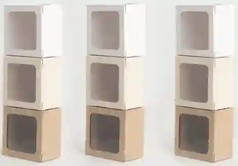 Solapa Sencilla Con Visor 8x8x5 - Blanco