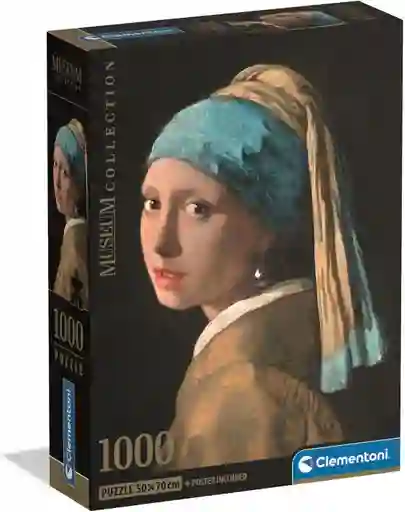 Rompecabezas 1000 Piezas Arte La Joven Vermeer Clementoni
