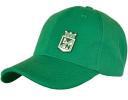 Gorras Deportivas Equipos De Fútbol Colombiano Genéricas/ Nacional - Verde - Metalico