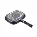 Sartén Doble Parrilla 32 Cm Antiadherente Dual Grill Dessini Italiano Con Repuesto Caucho