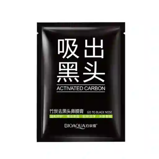 Mascarilla Negra Puntos Negros Bioaqua Caja X10