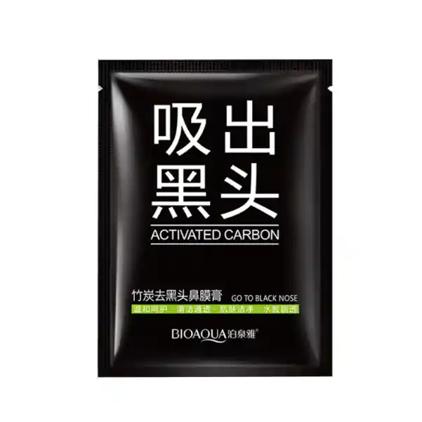 Mascarilla Negra Puntos Negros Bioaqua Caja X10
