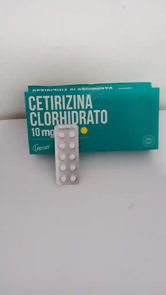 Cetirizina 10 Mg X 10 Tabs