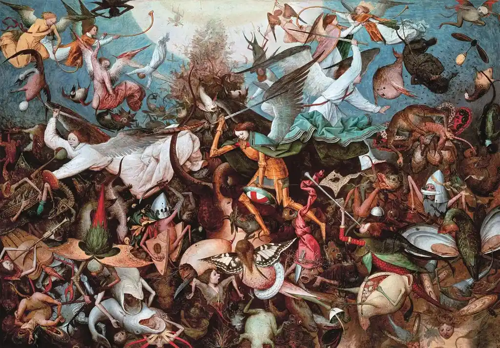 Rompecabezas 1000 Piezas Arte El Juicio Final Brueghel