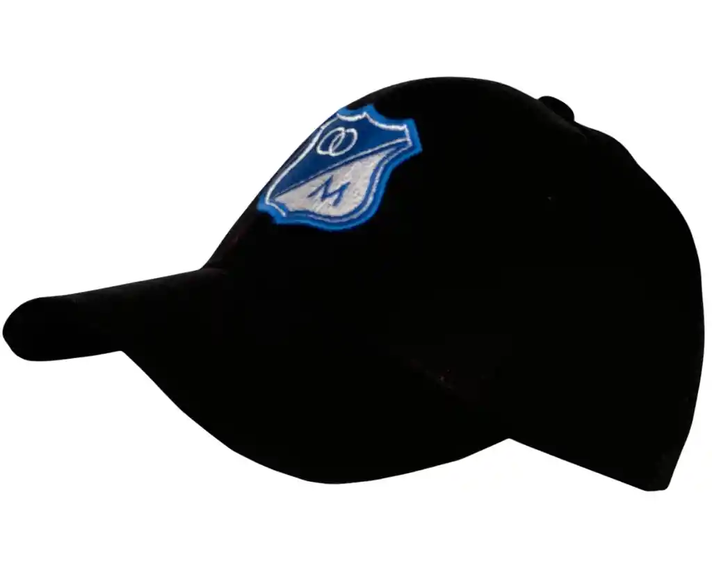 Gorra Equipos De Futbol Colombiano Millonarios Futbol Club/ Negro - Bordado
