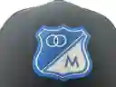 Gorra Equipos De Futbol Colombiano Millonarios Futbol Club/ Negro - Bordado