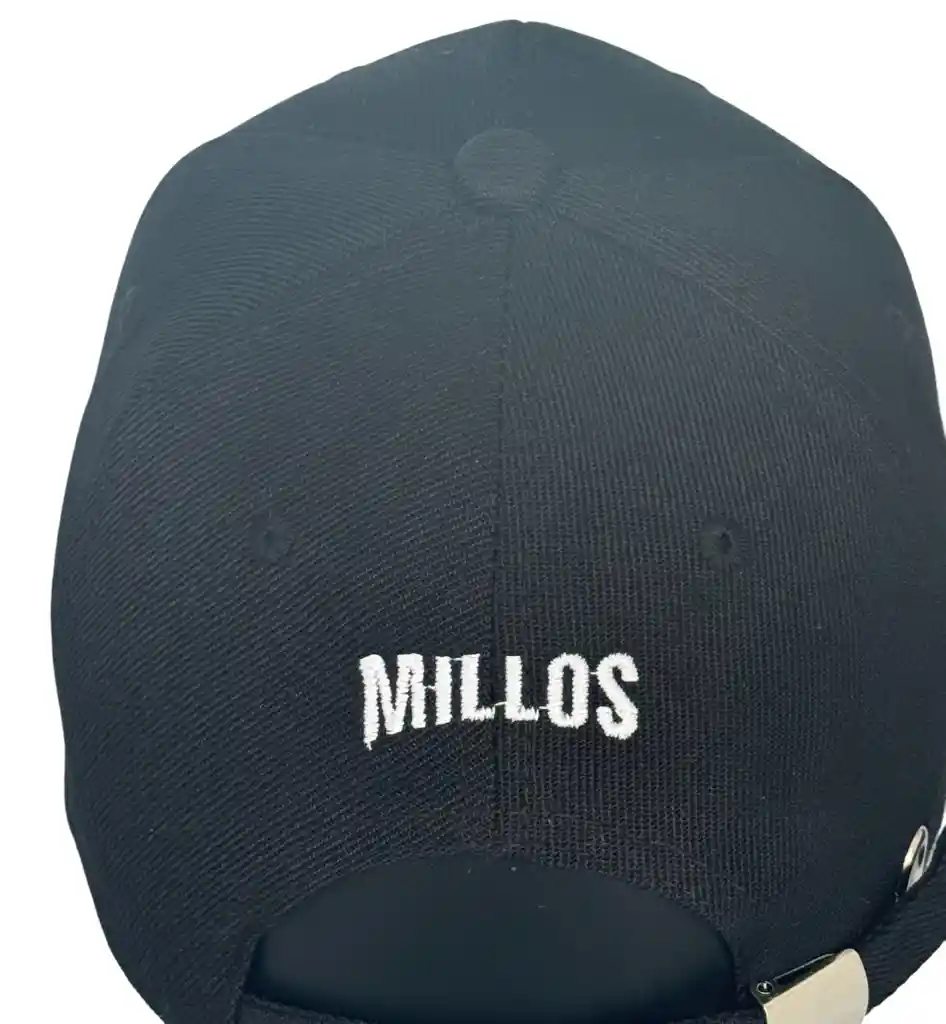 Gorra Equipos De Futbol Colombiano Millonarios Futbol Club/ Negro - Bordado