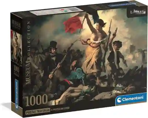Rompecabezas 1000 Piezas Arte La Libertad Delacroix Clementoni