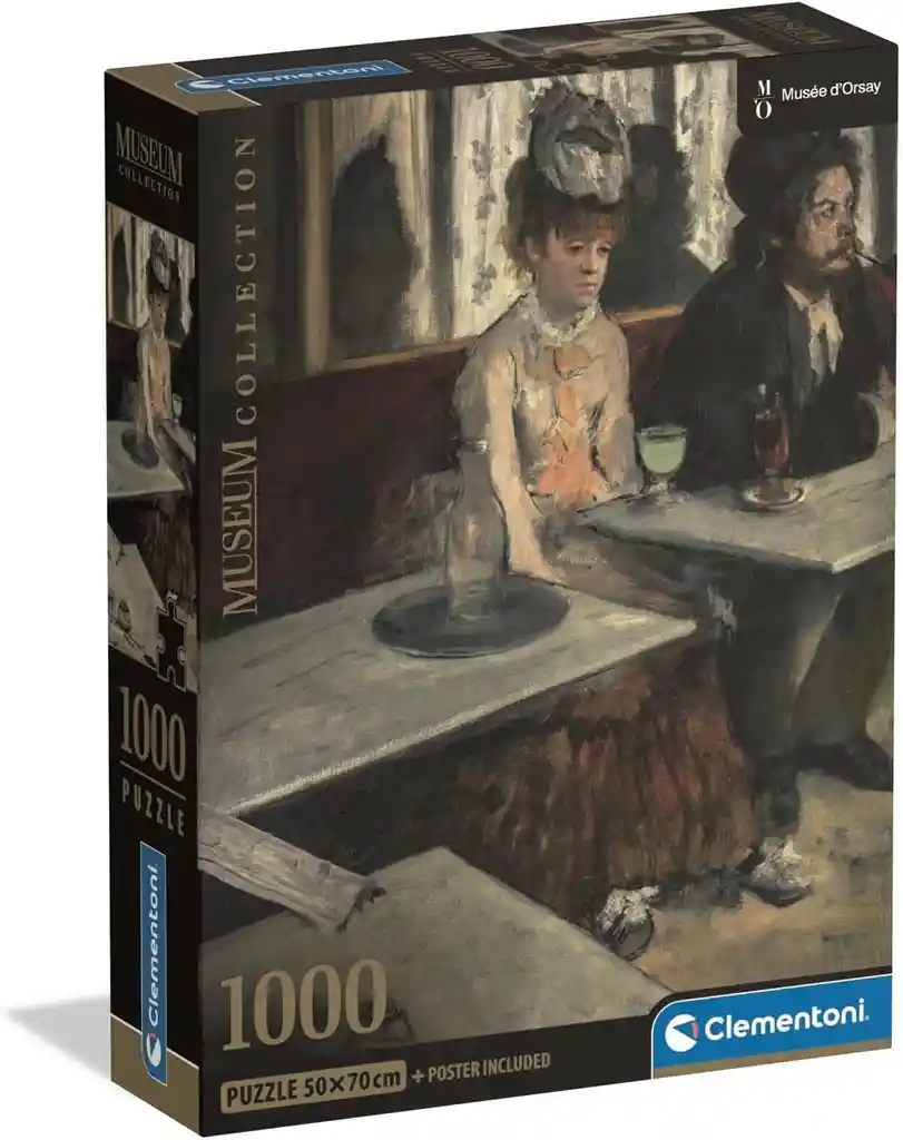 Rompecabezas 1000 Piezas Arte Absenta Degas Clementoni