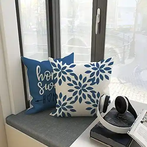 Forro De Cojines X4 Fundas 45x45 Cm Sofá Diseño Estampado