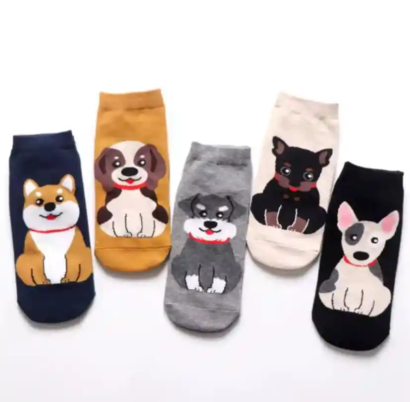 Medias Tobilleras Perrito Bull Terrier