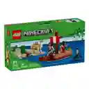 Lego Minecraft El Viaje En El Barco Pirata 21259 166 Piezas