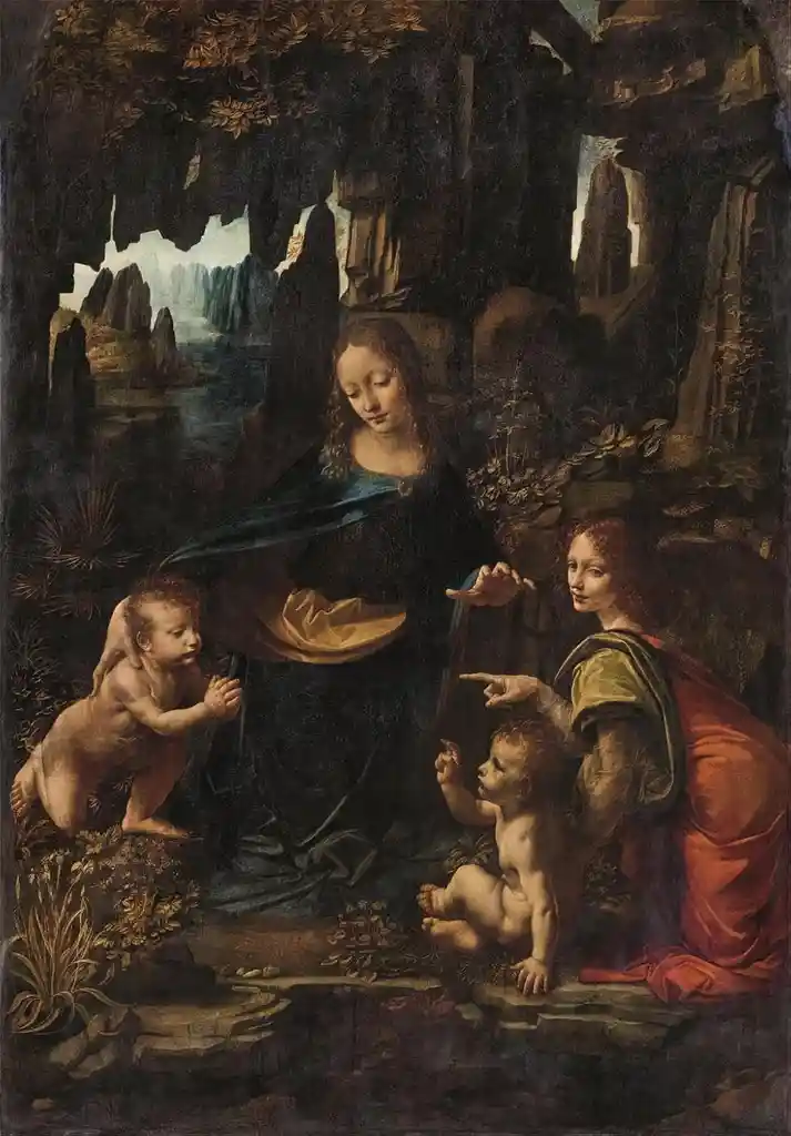 Rompecabezas 1000 Piezas Arte La Virgen De Las Rocas Adultos