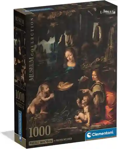 Rompecabezas 1000 Piezas Arte La Virgen De Las Rocas Adultos