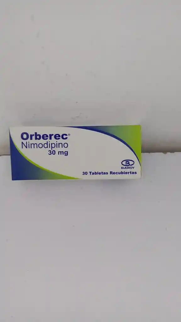 Nimodipino 30 Mg (orberec) X 30 Tab